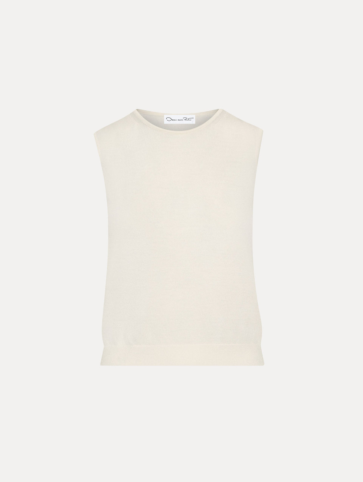 Oscar de la Renta Wool-Blend Tank