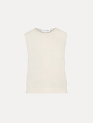 Oscar de la Renta Wool-Blend Tank