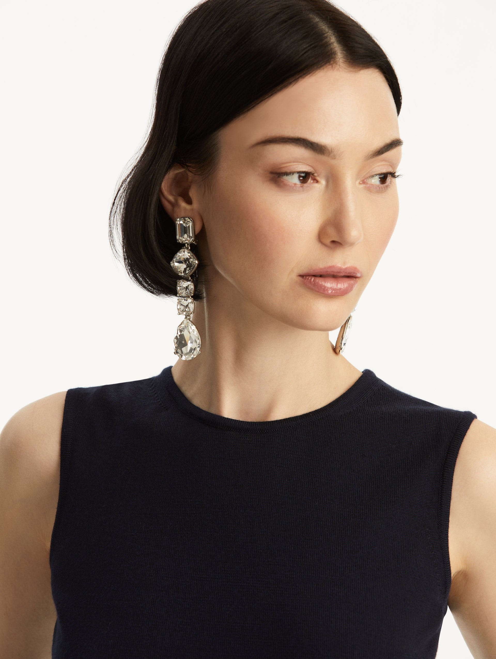 Oscar de la Renta Wool-Blend Tank