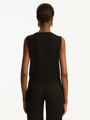 Oscar de la Renta Wool-Blend Tank