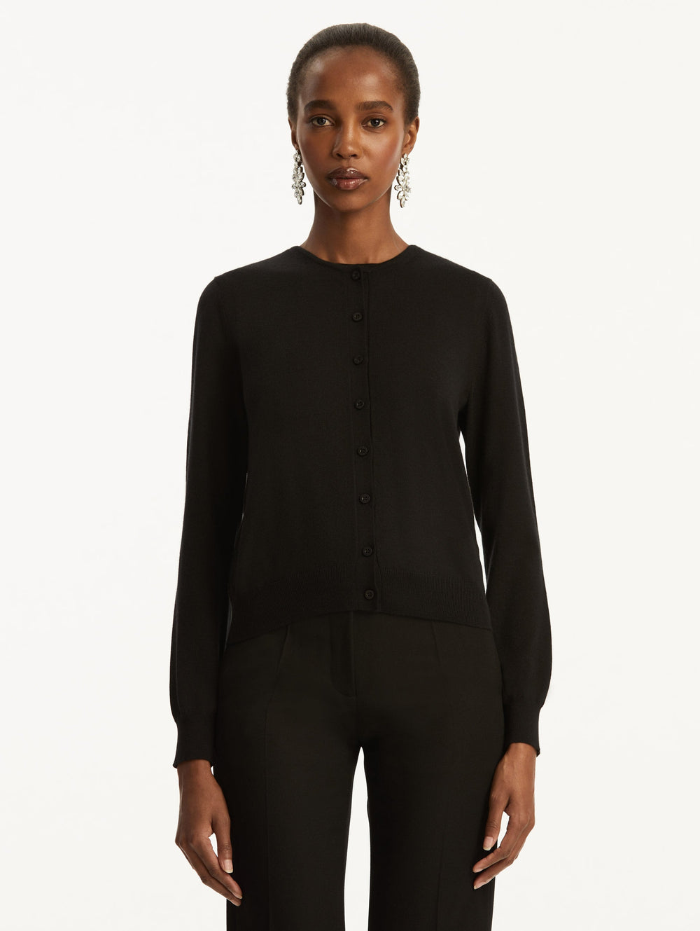 Oscar de la Renta Wool-Blend Cardigan