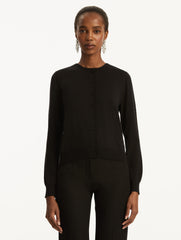 Oscar de la Renta Wool-Blend Cardigan