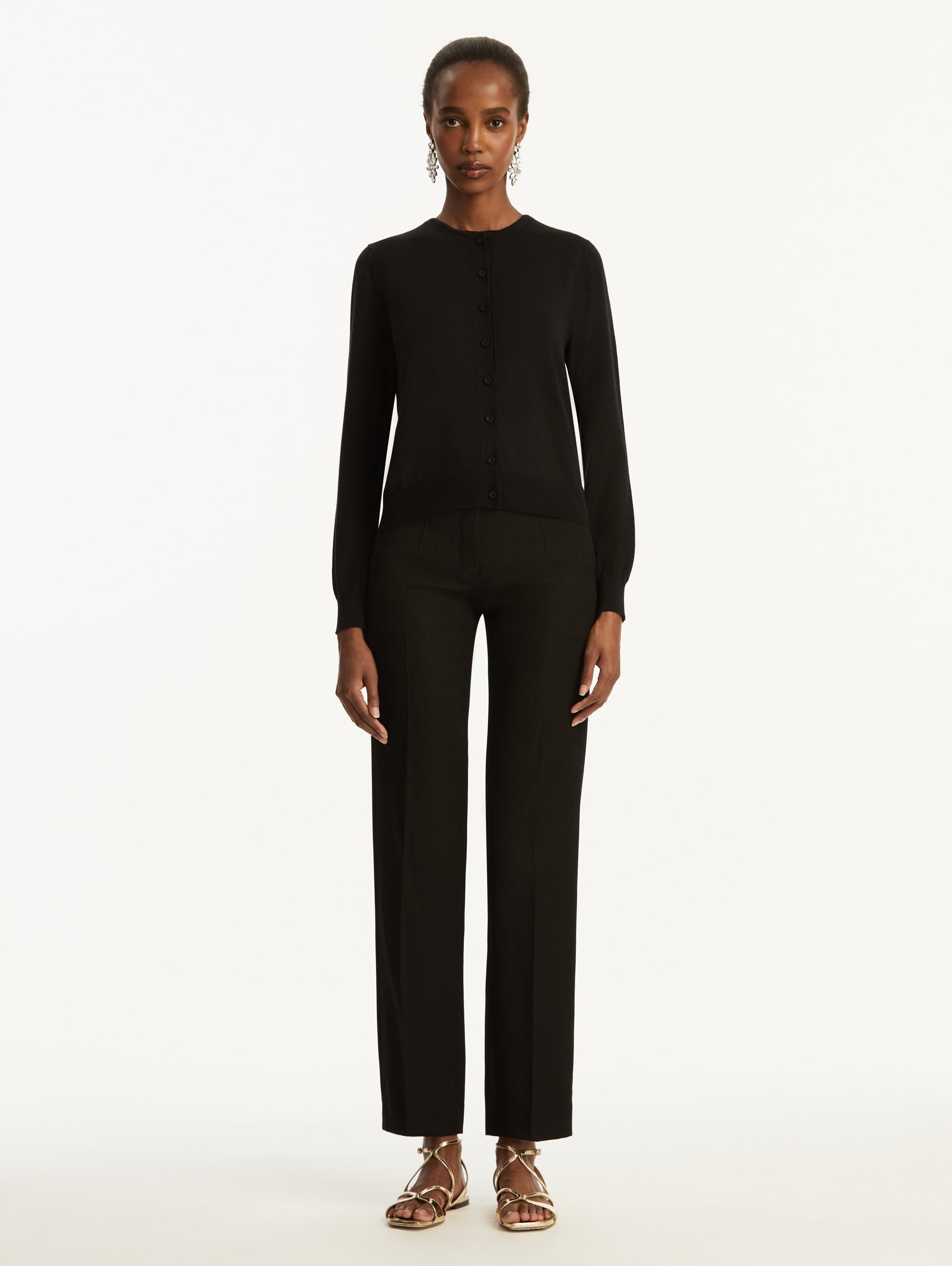 Oscar de la Renta Wool-Blend Cardigan