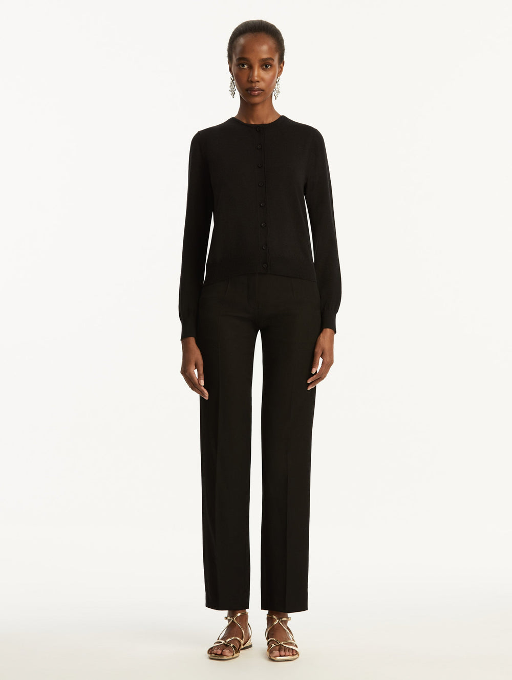 Oscar de la Renta Wool-Blend Cardigan