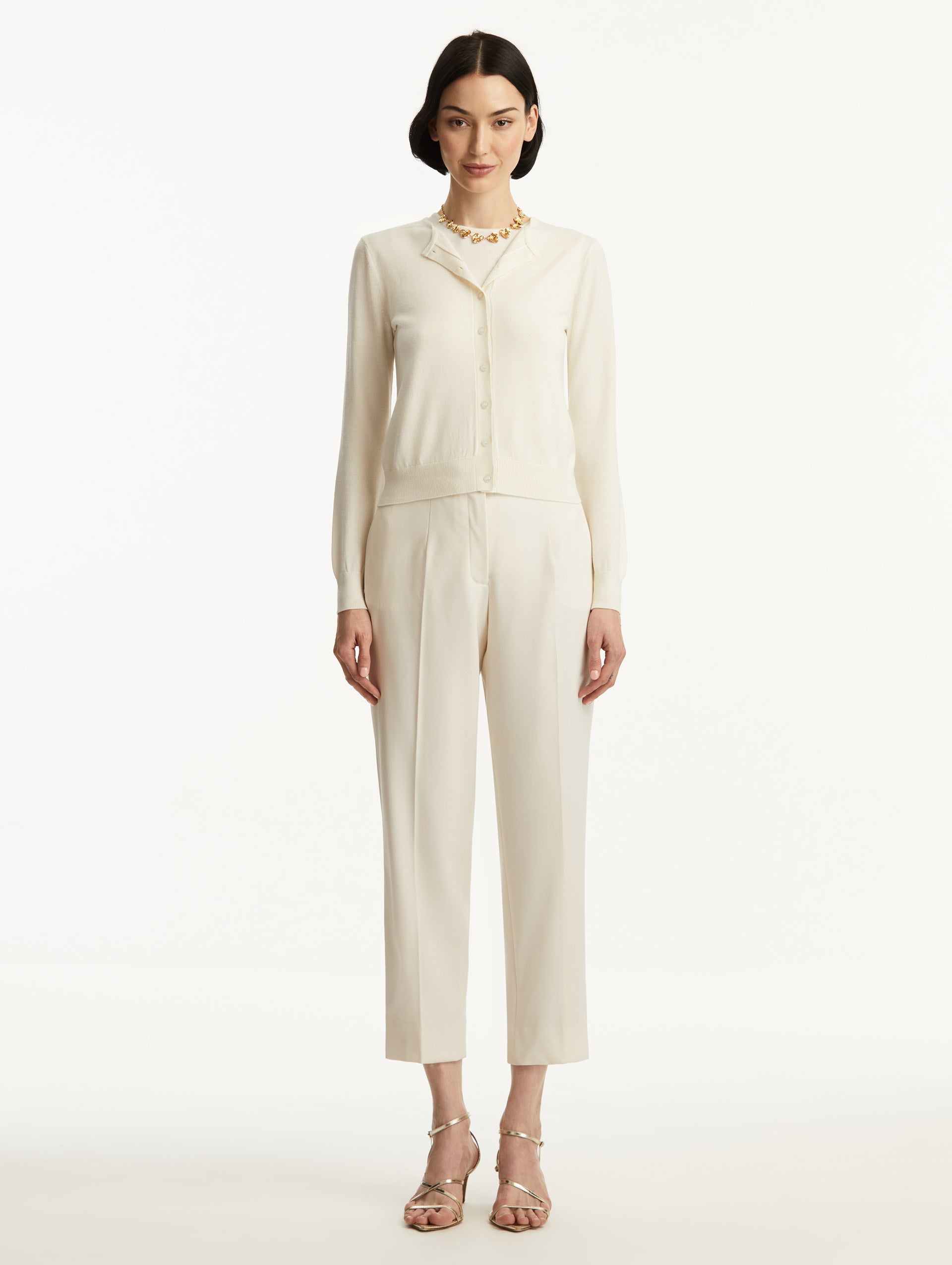 Oscar de la Renta Wool-Blend Cardigan