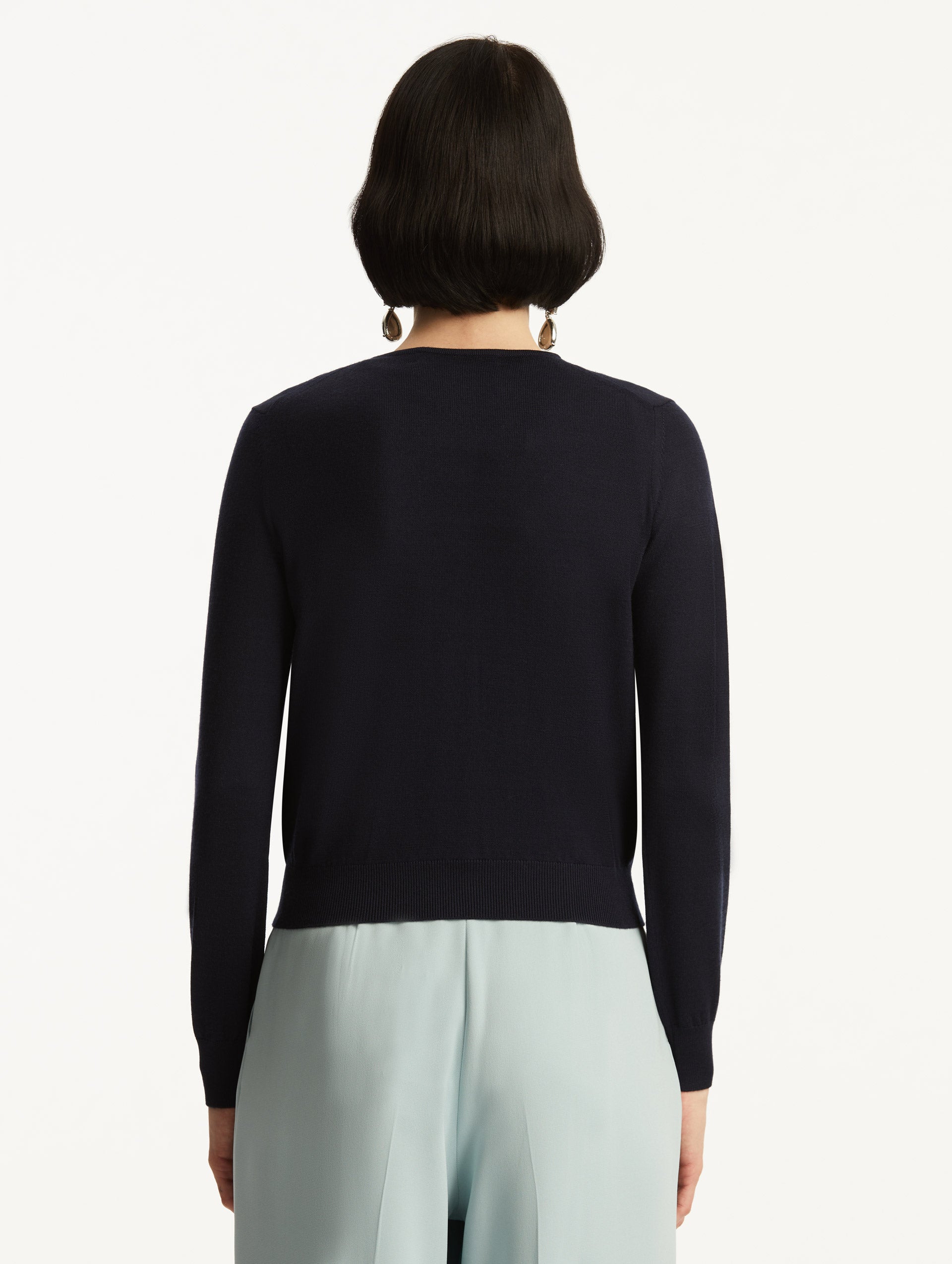 Oscar de la Renta Wool-Blend Cardigan