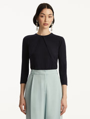 Oscar de la Renta Wool-Blend Bolero