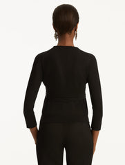 Oscar de la Renta Wool-Blend Bolero