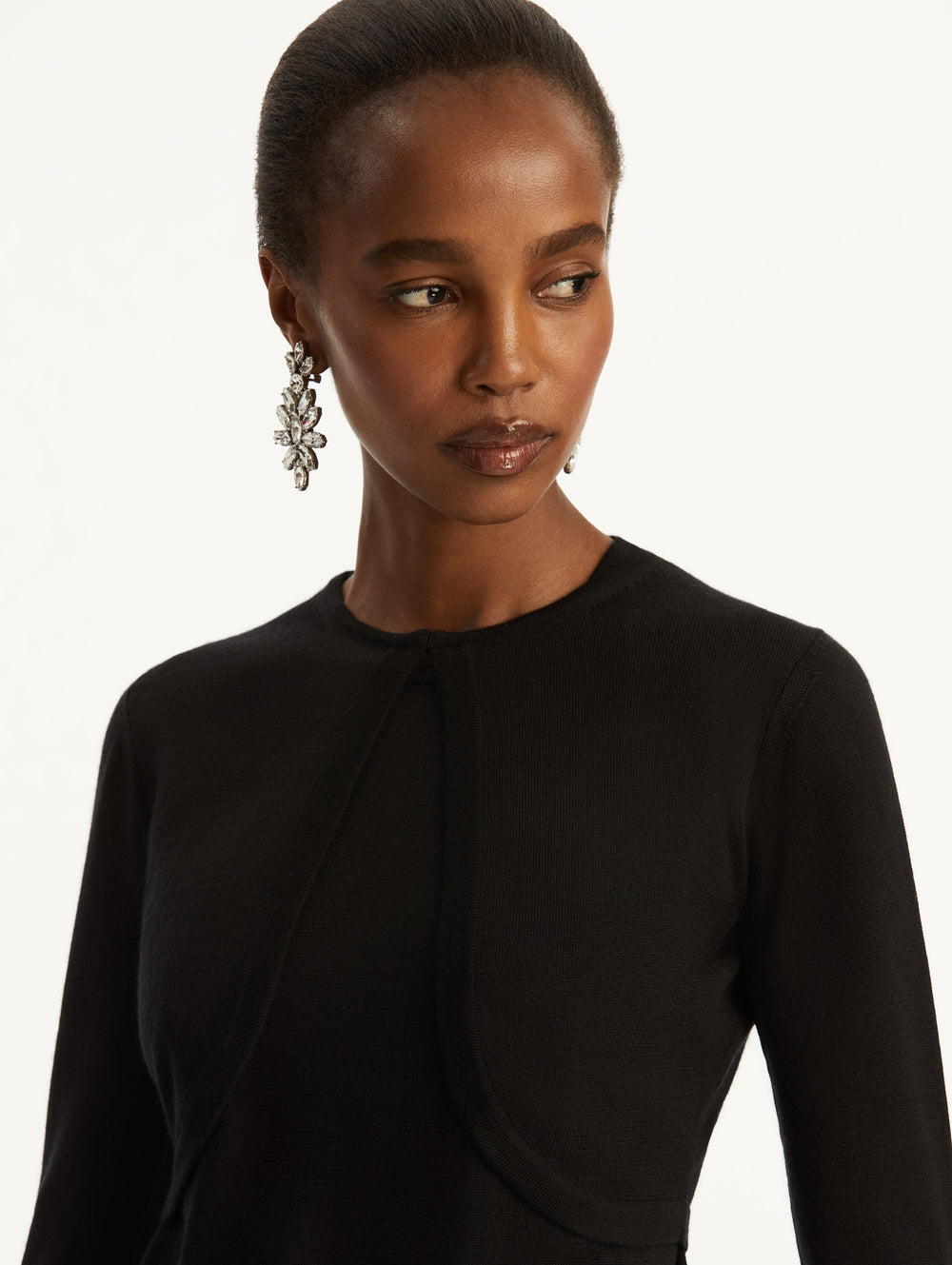 Oscar de la Renta Wool-Blend Bolero