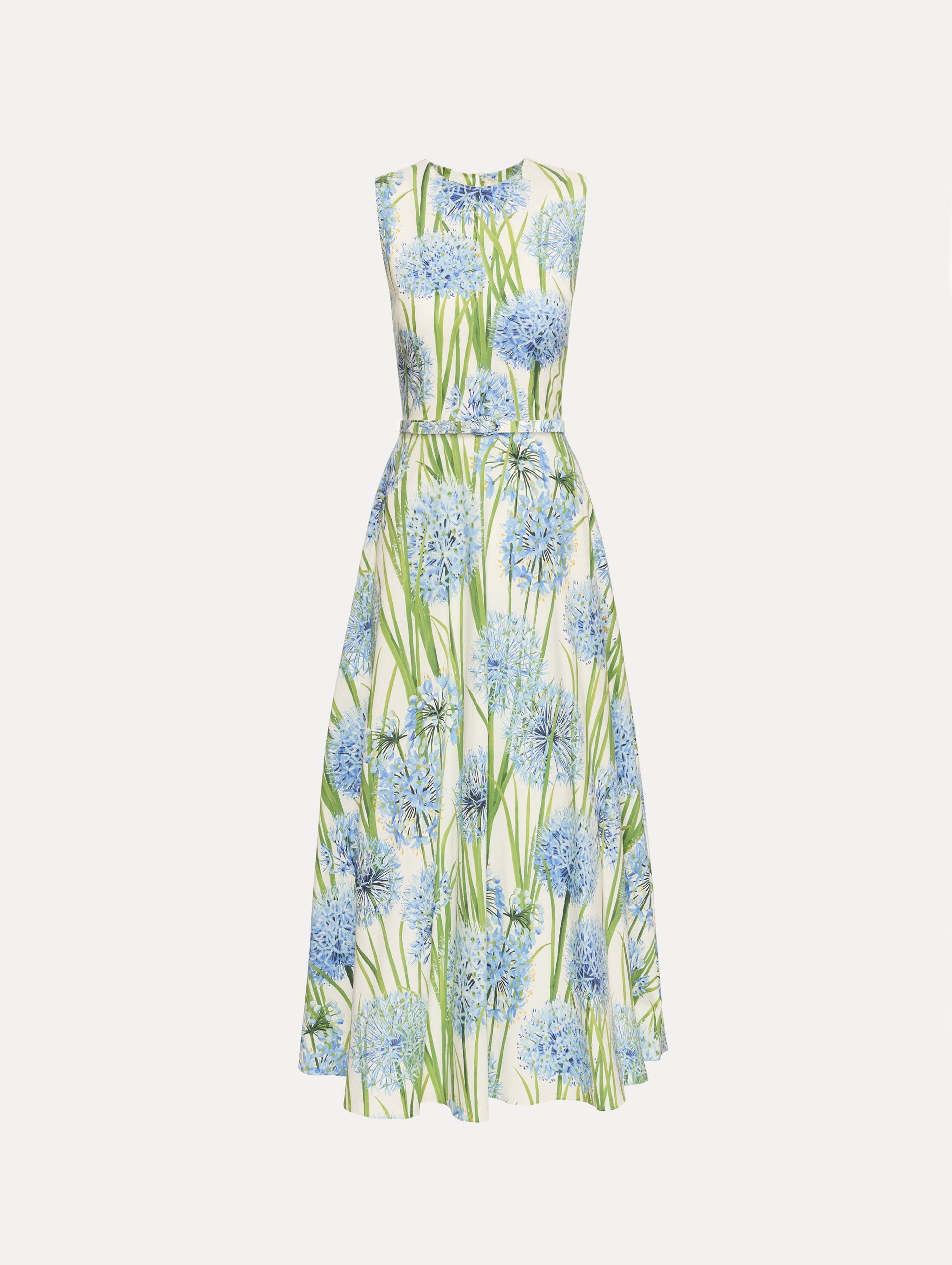 Oscar de la Renta Allium Cotton Poplin Dress