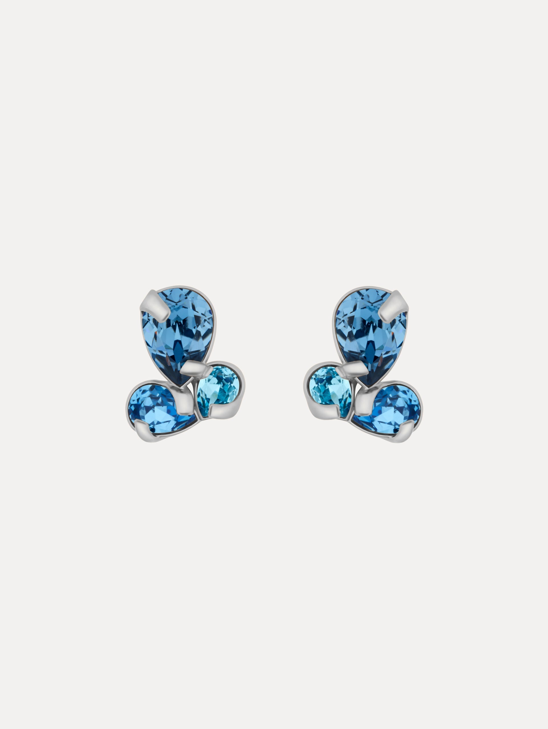 Oscar de la Renta Pear-Cut Cluster Earrings