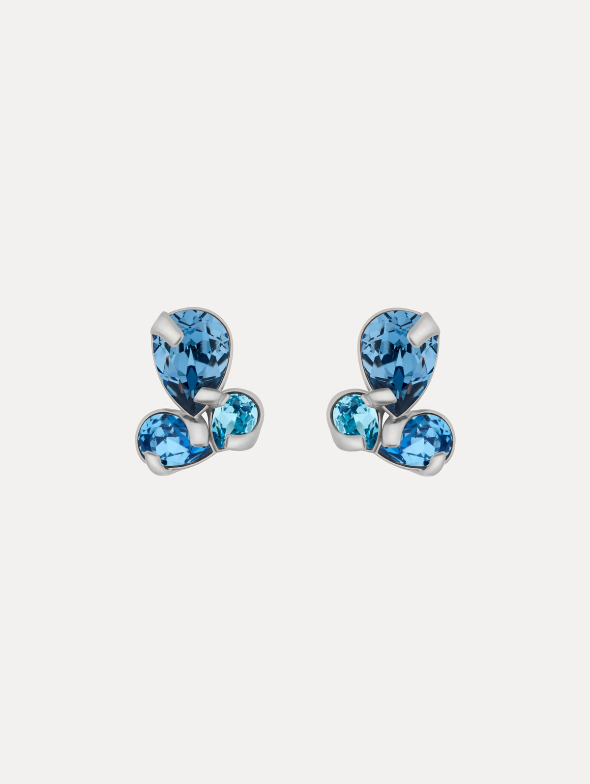 Oscar de la Renta Pear-Cut Cluster Earrings