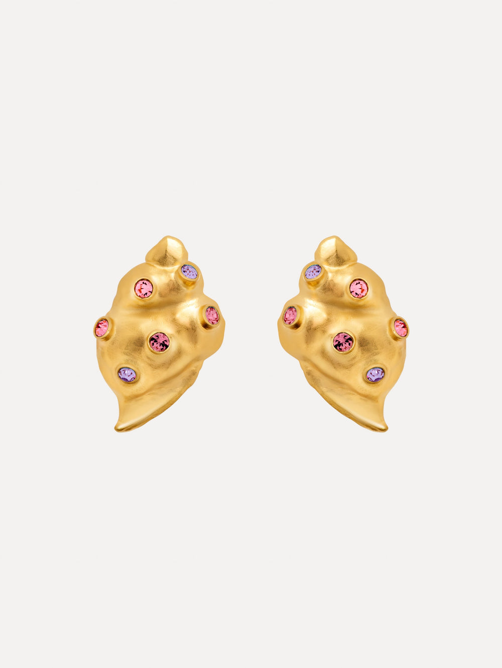 Oscar de la Renta Seashell Earrings