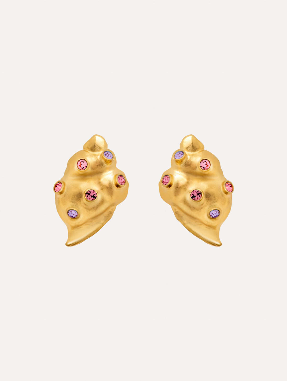 Oscar de la Renta Seashell Earrings