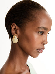 Oscar de la Renta Pavé Pear Earrings