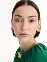 Oscar de la Renta Cyclamen Earrings