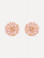 Oscar de la Renta Large Allium Pompom Clip-On Earrings