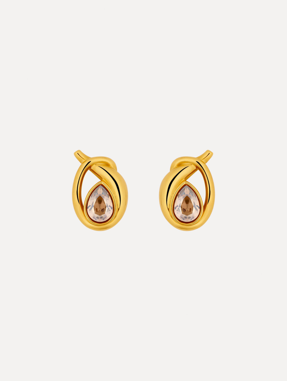 Oscar de la Renta Looped Teardrop Earrings