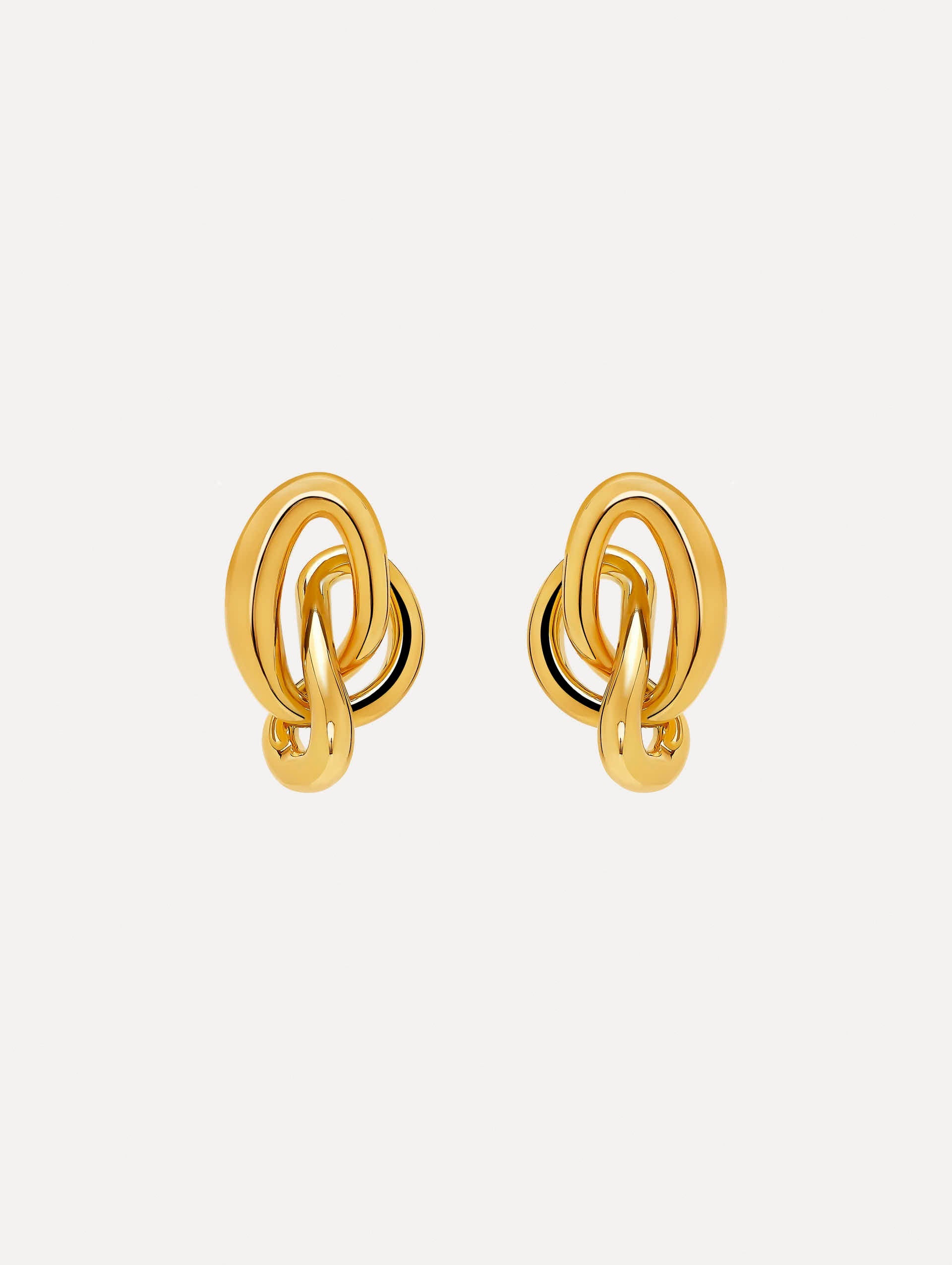Oscar de la Renta O Knot Earrings