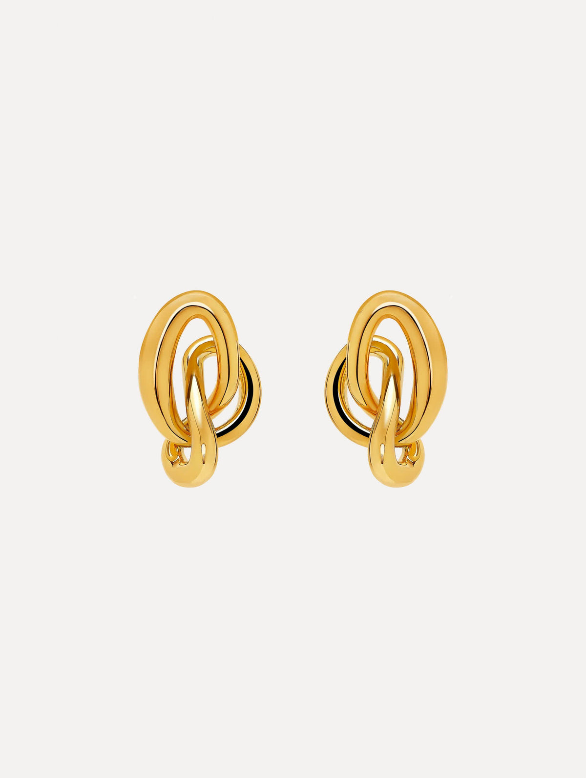 Oscar de la Renta O Knot Earrings