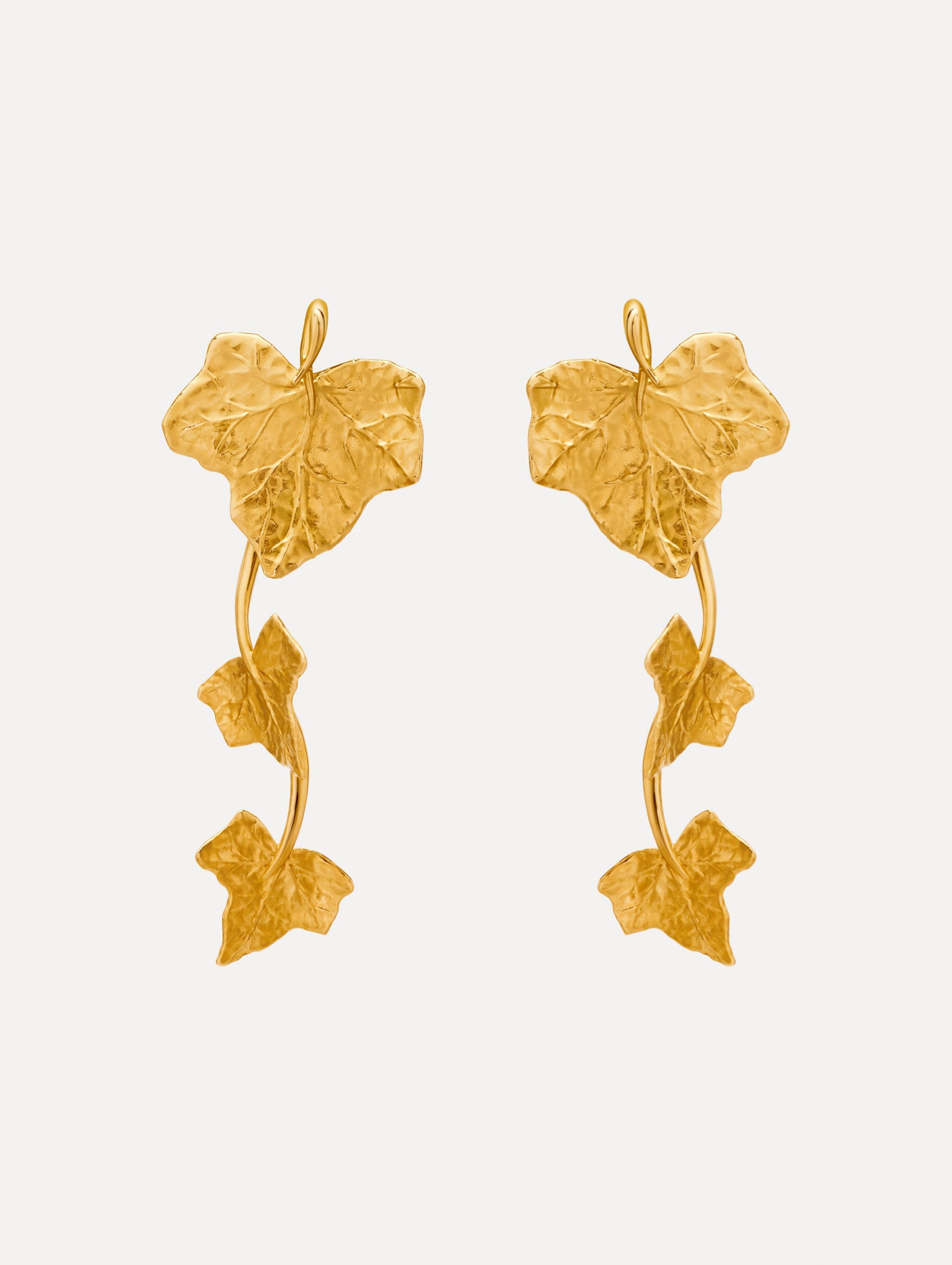 Oscar de la Renta Ivy Vine Drop Clip-On Earrings
