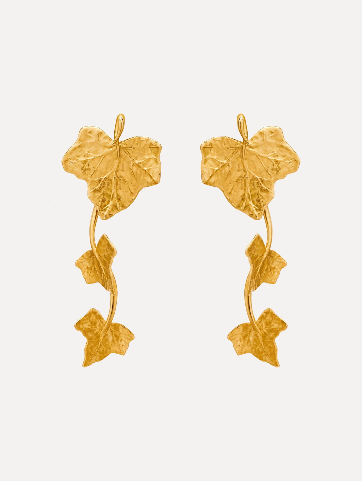 Oscar de la Renta Ivy Vine Drop Clip-On Earrings