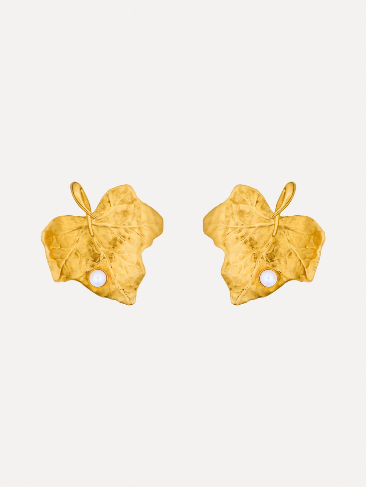 Oscar de la Renta Ivy Leaf Earrings