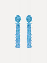 Oscar de la Renta Tassel Clip-On Earrings