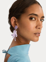 Oscar de la Renta Impatiens Clip-On Earrings