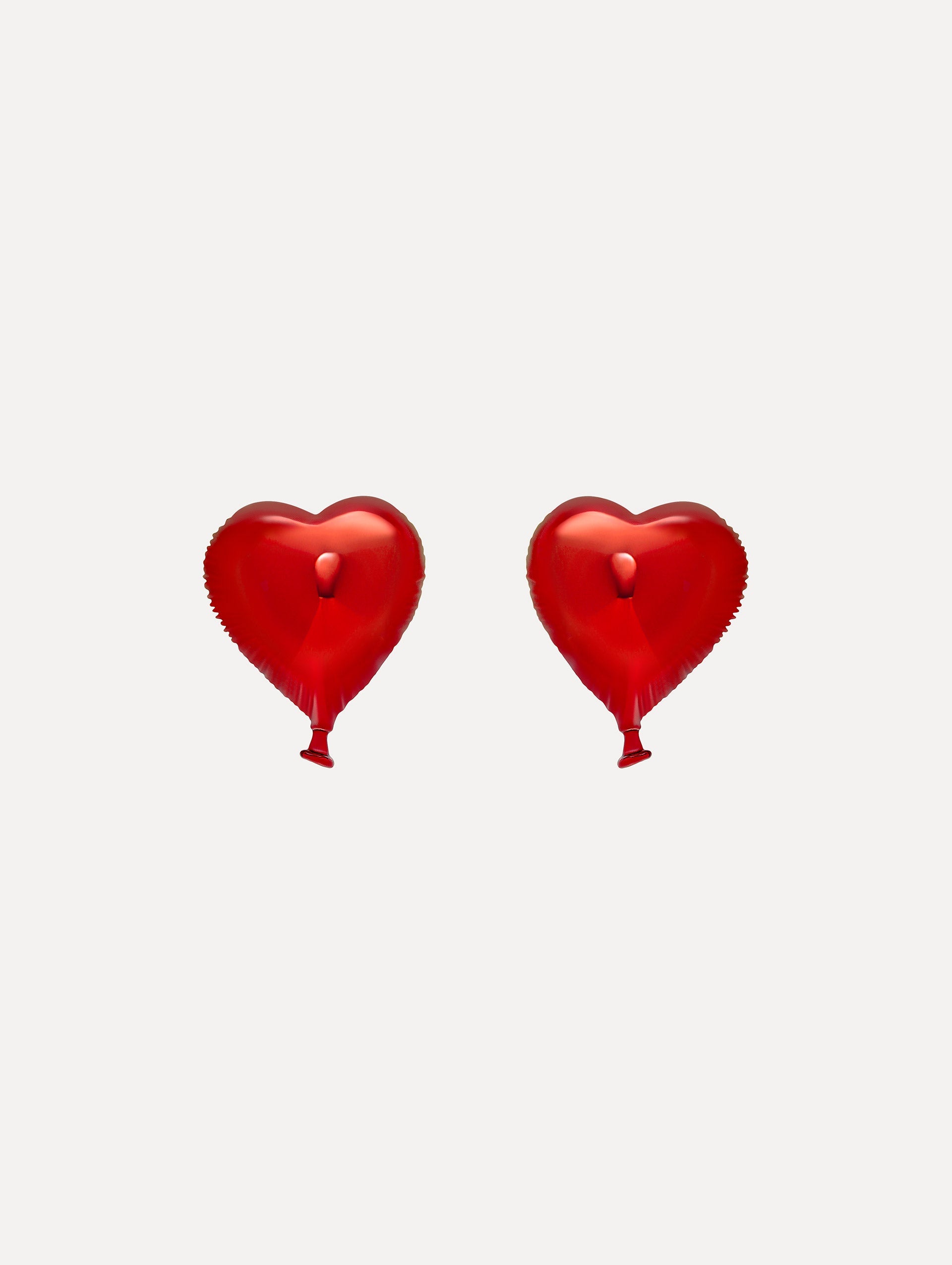 Oscar de la Renta Heart Balloon Earrings