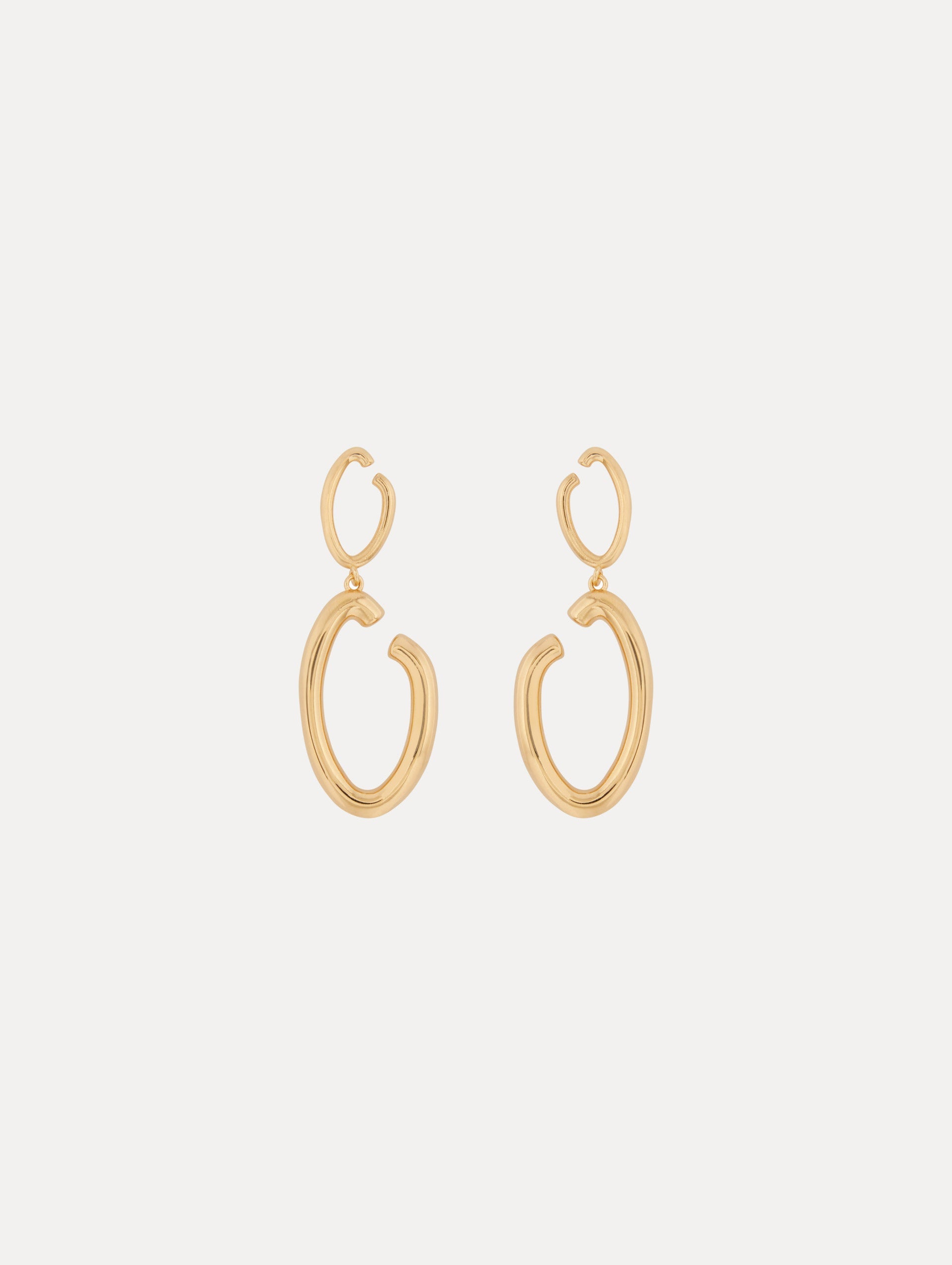 Oscar de la Renta O Drop Earrings