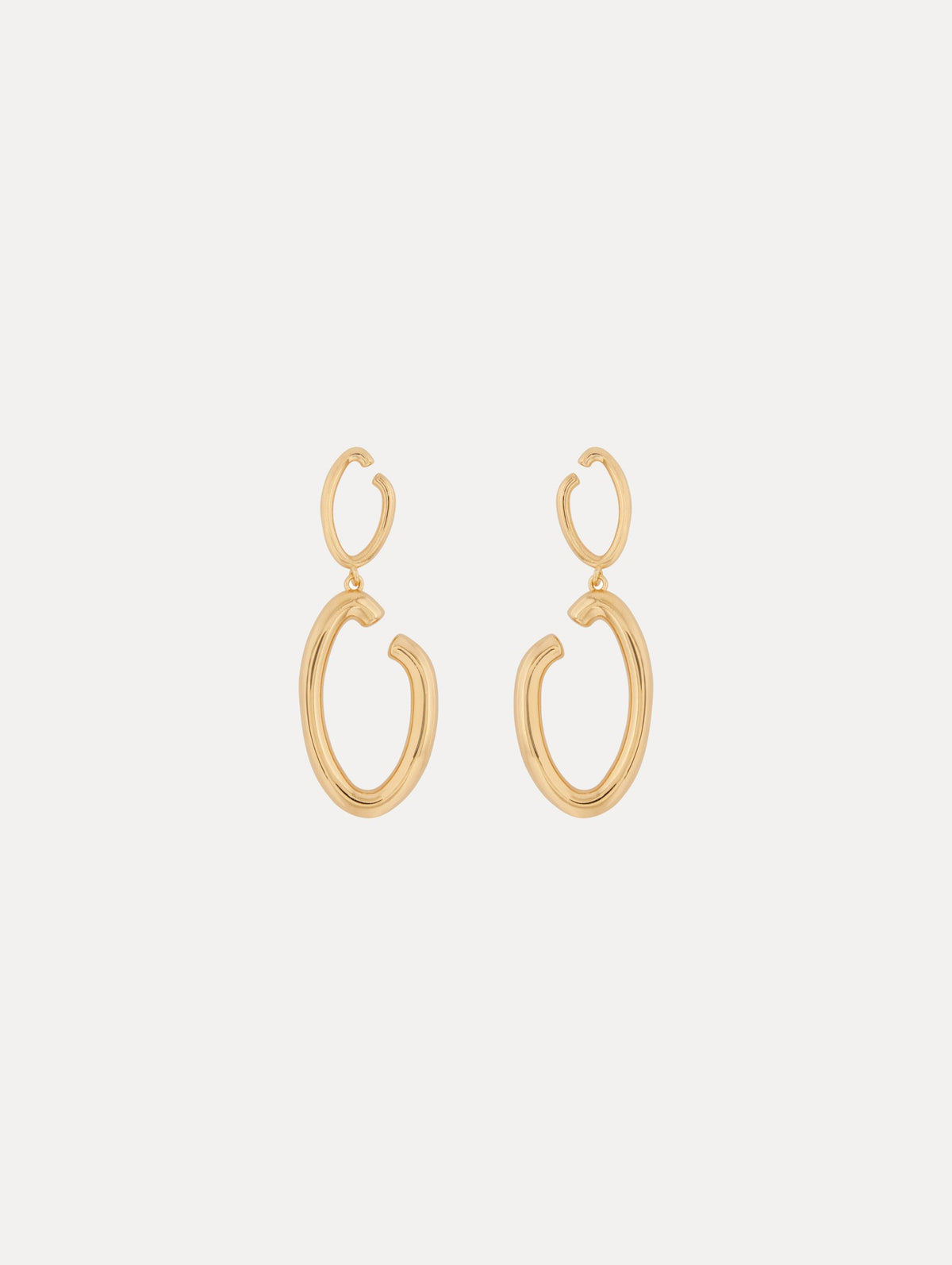 Oscar de la Renta O Drop Earrings