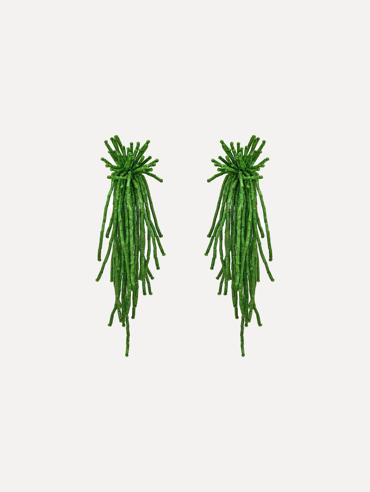 Oscar de la Renta Firework Tassel Earrings
