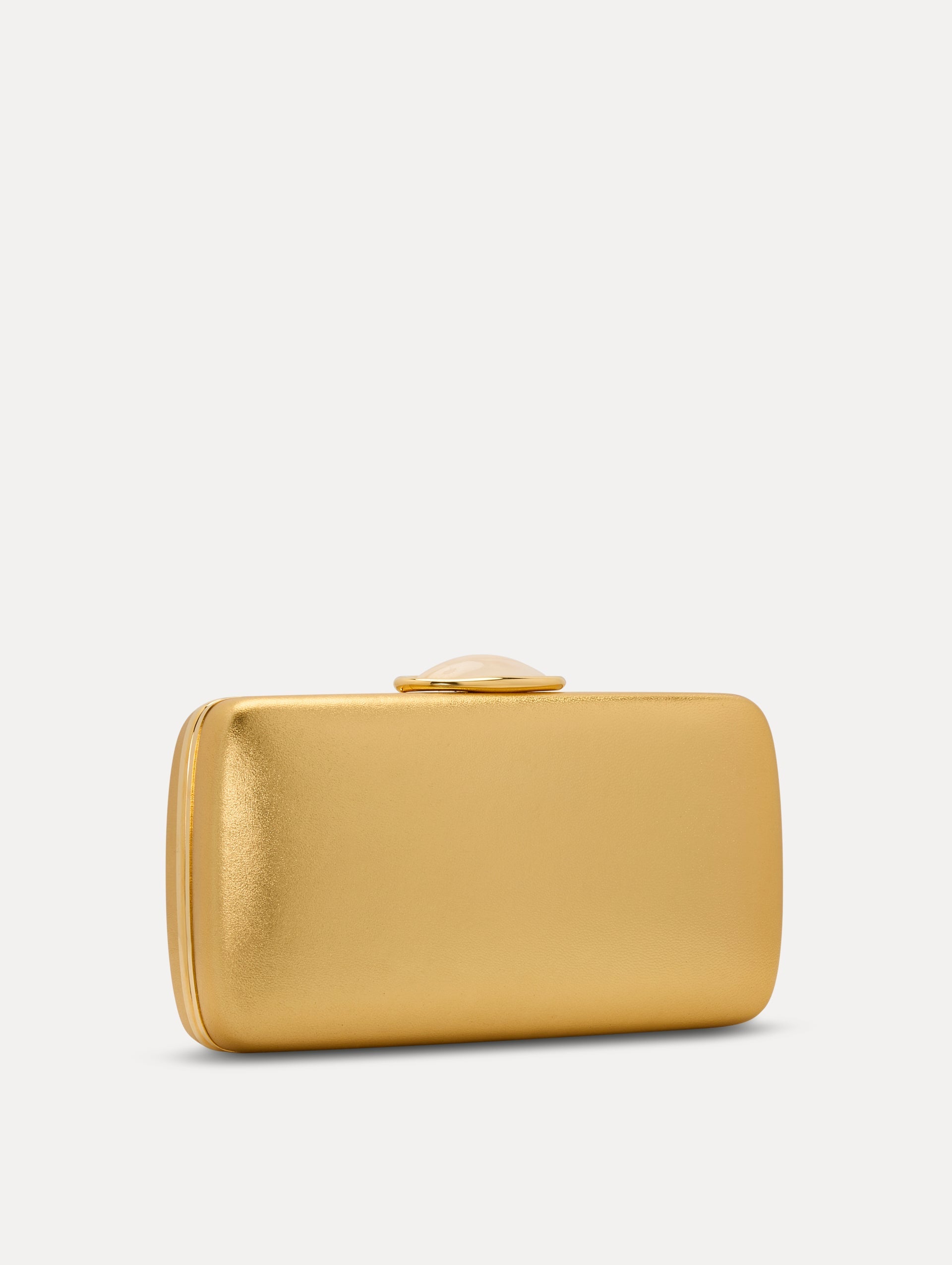 Oscar de la Renta O Metallic Minaudière