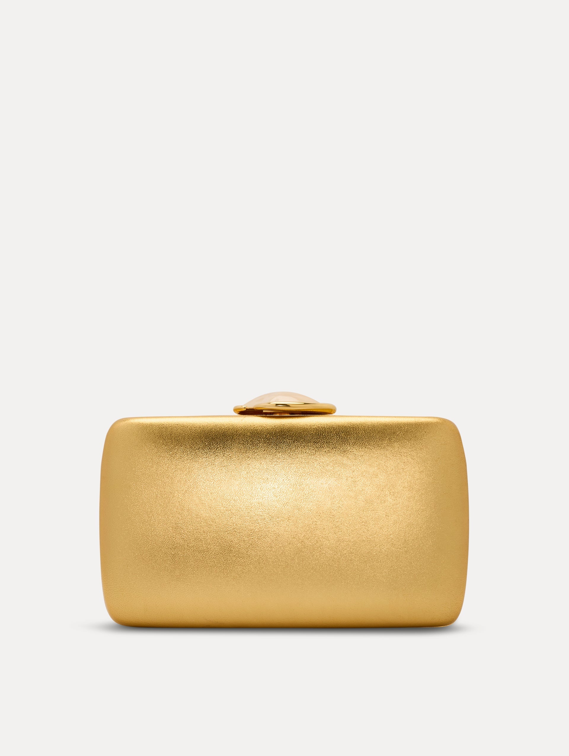 Oscar de la Renta O Metallic Minaudière