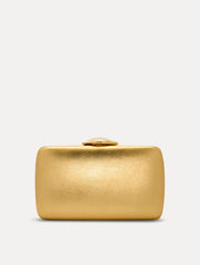 Oscar de la Renta O Metallic Minaudière
