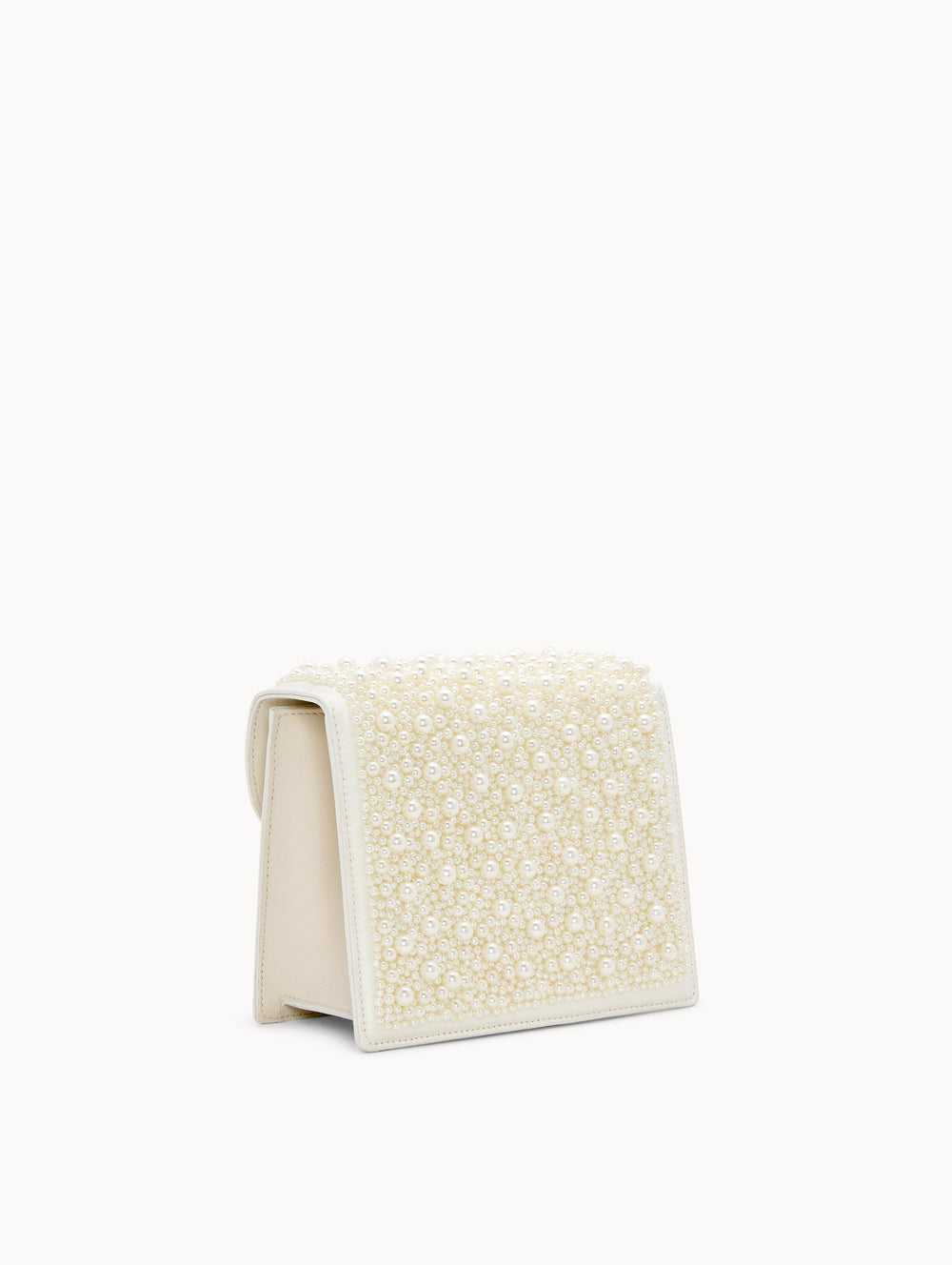 Oscar de la Renta Pearl Embroidered Mini TRO Bag