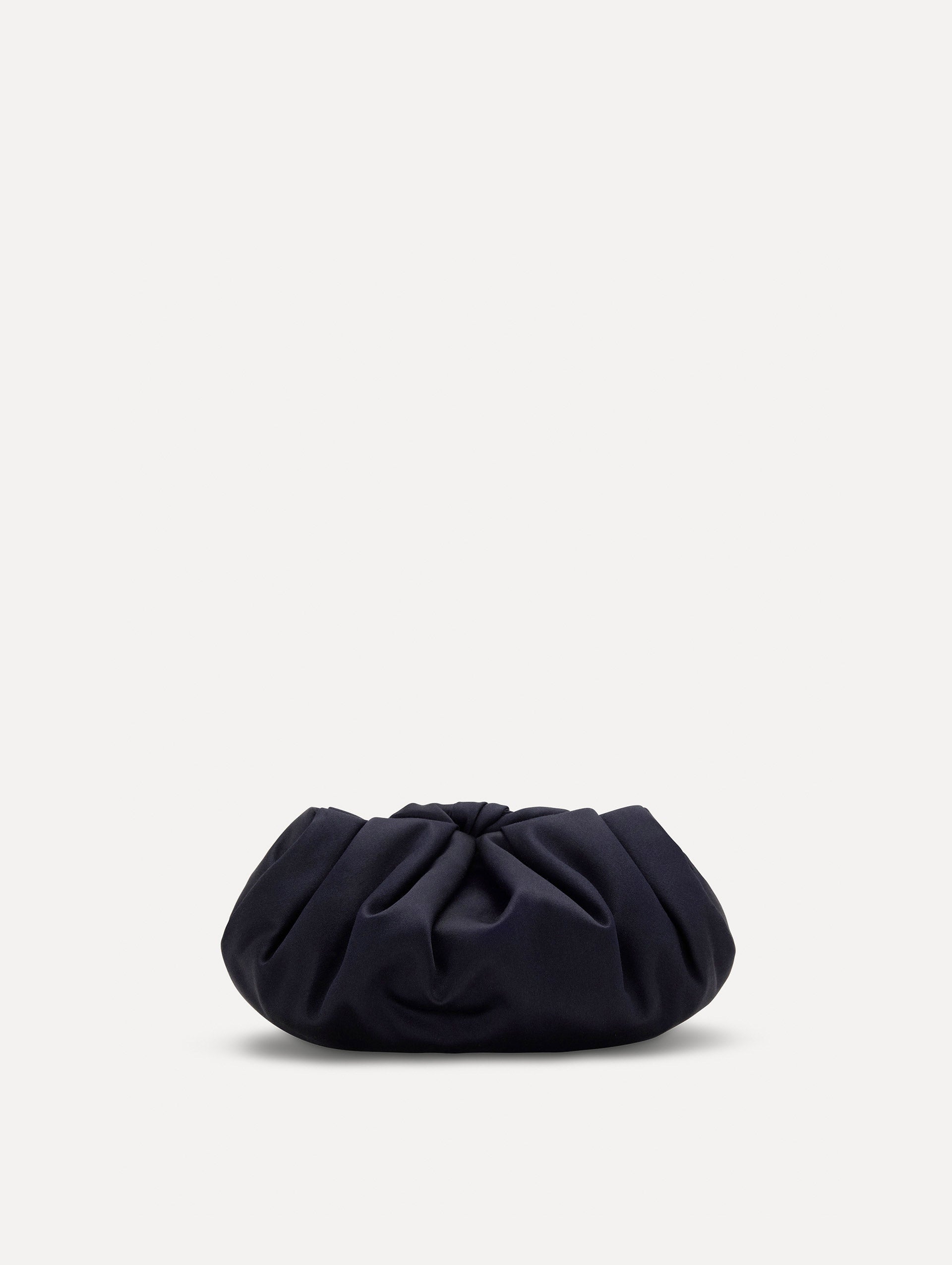 Oscar de la Renta Mini Satin Bow Clutch