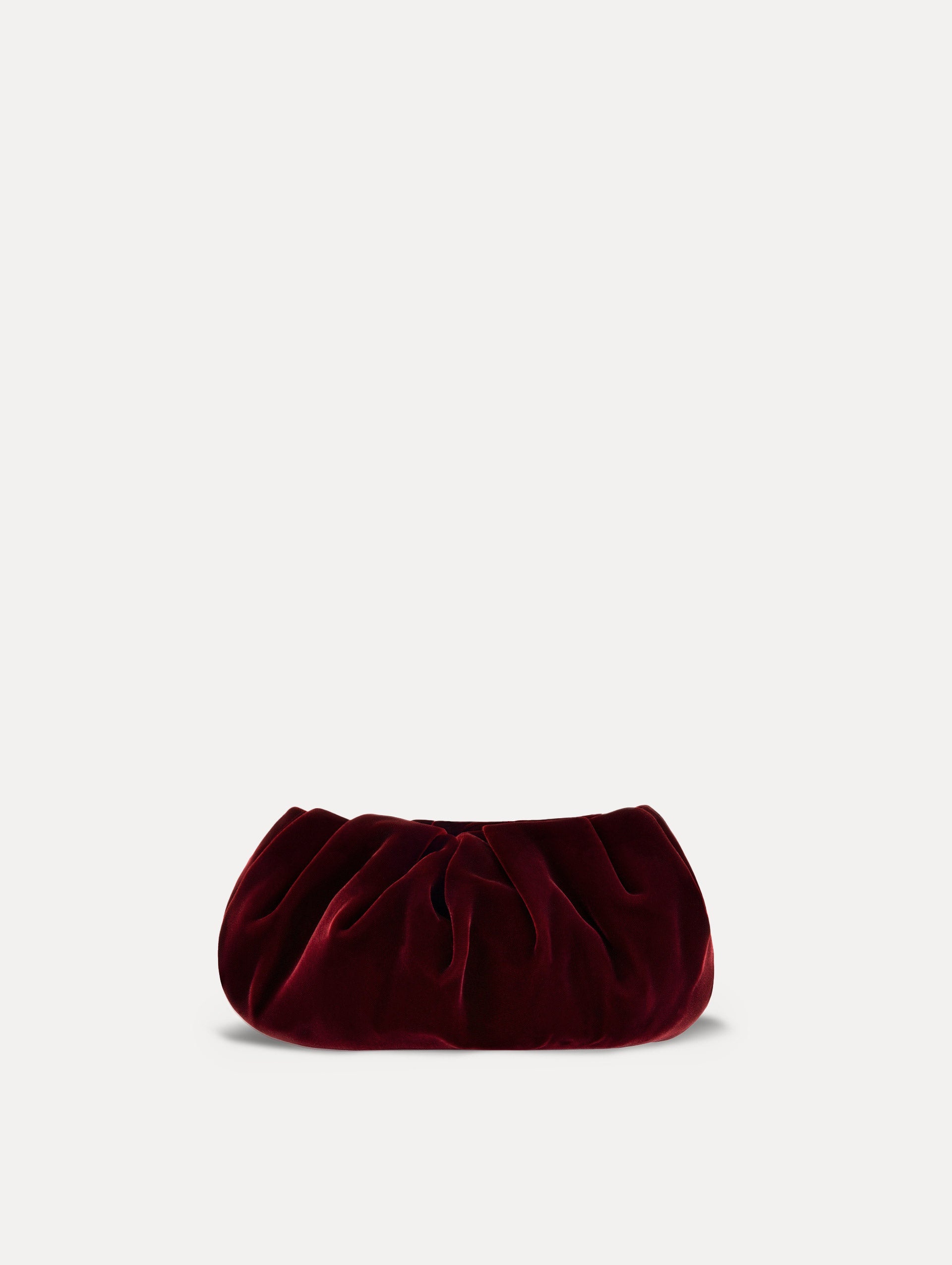 Oscar de la Renta Mini Velvet Bow Clutch