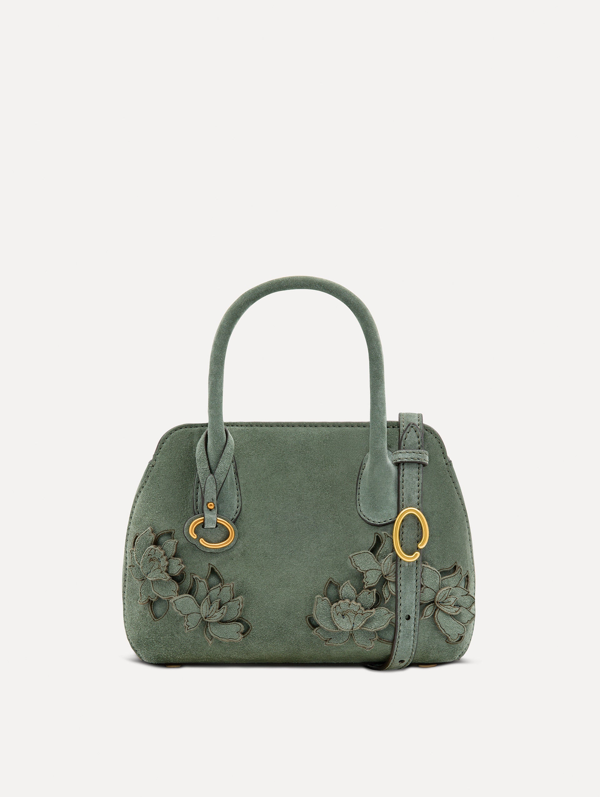 Oscar de la Renta The Mini Ivy in Suede