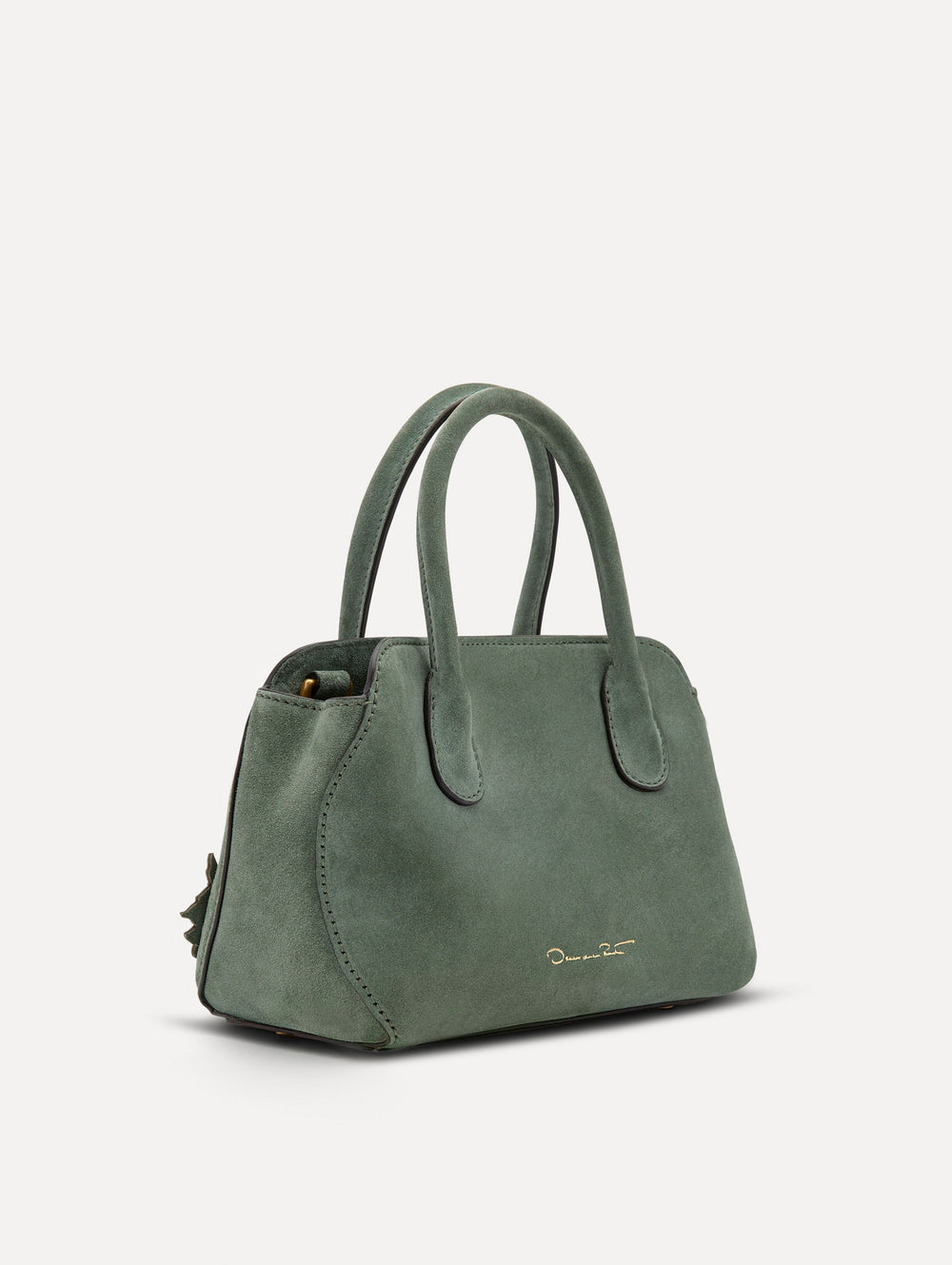Oscar de la Renta The Mini Ivy in Suede