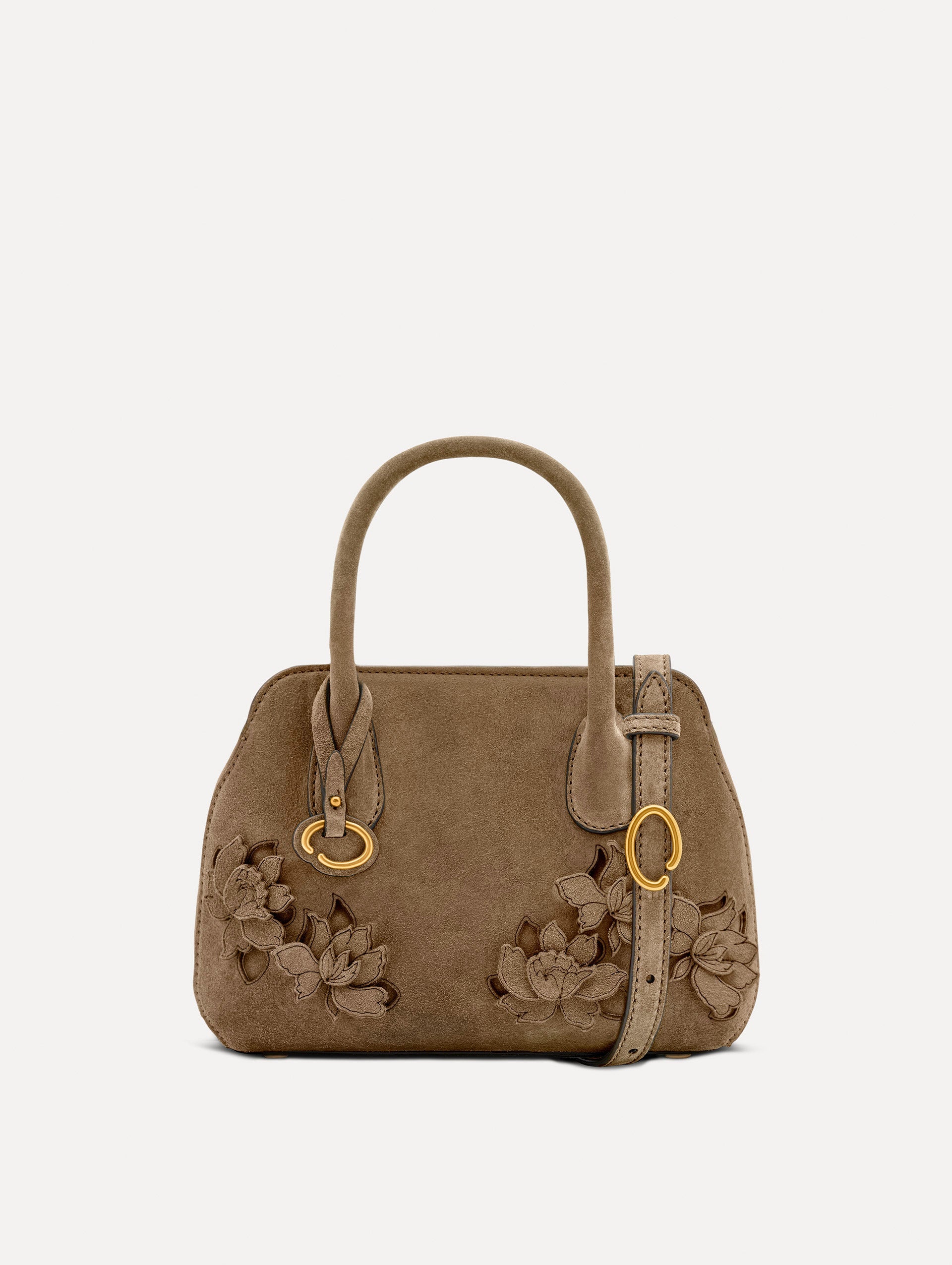 Oscar de la Renta The Mini Ivy in Suede