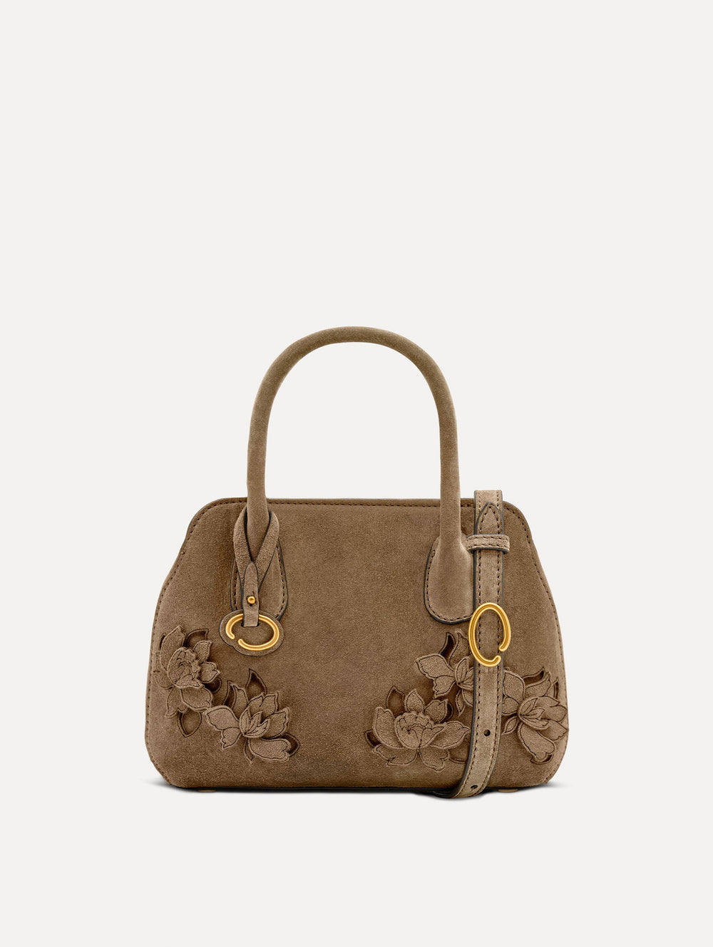 Oscar de la Renta The Mini Ivy in Suede