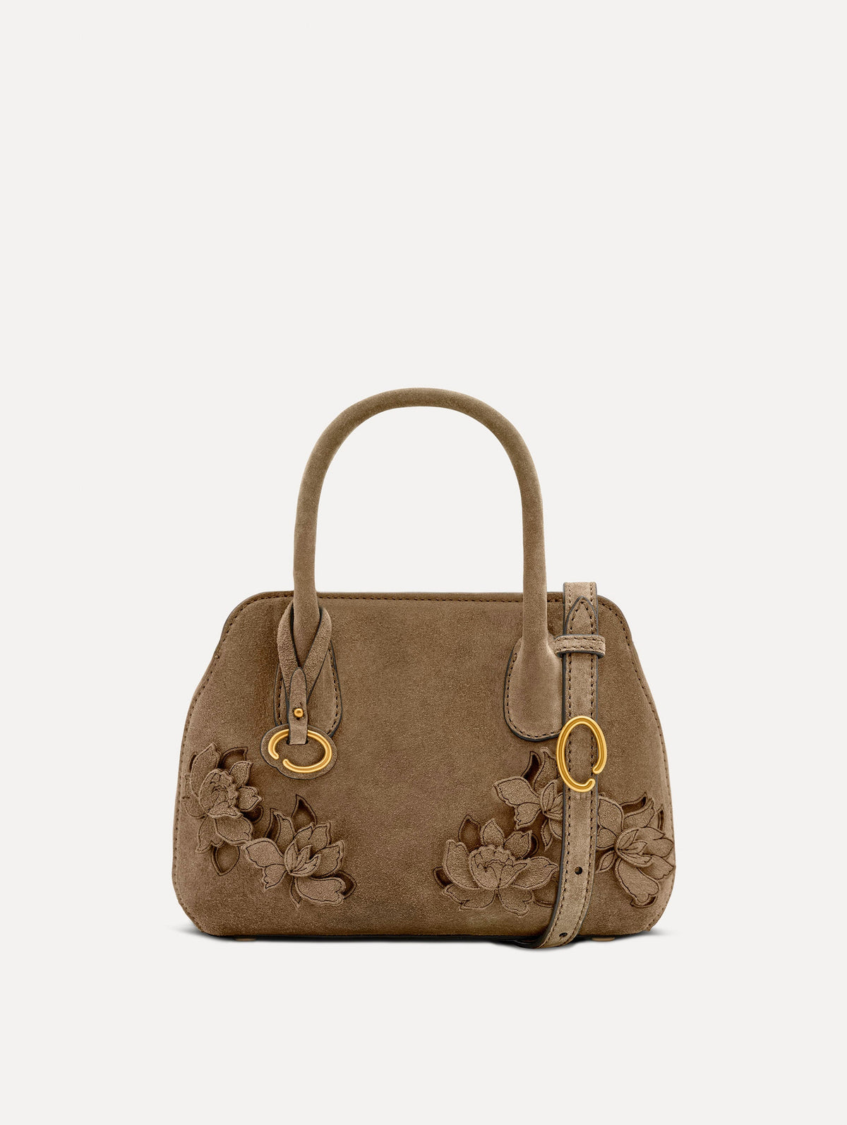 Oscar de la Renta The Mini Ivy in Suede