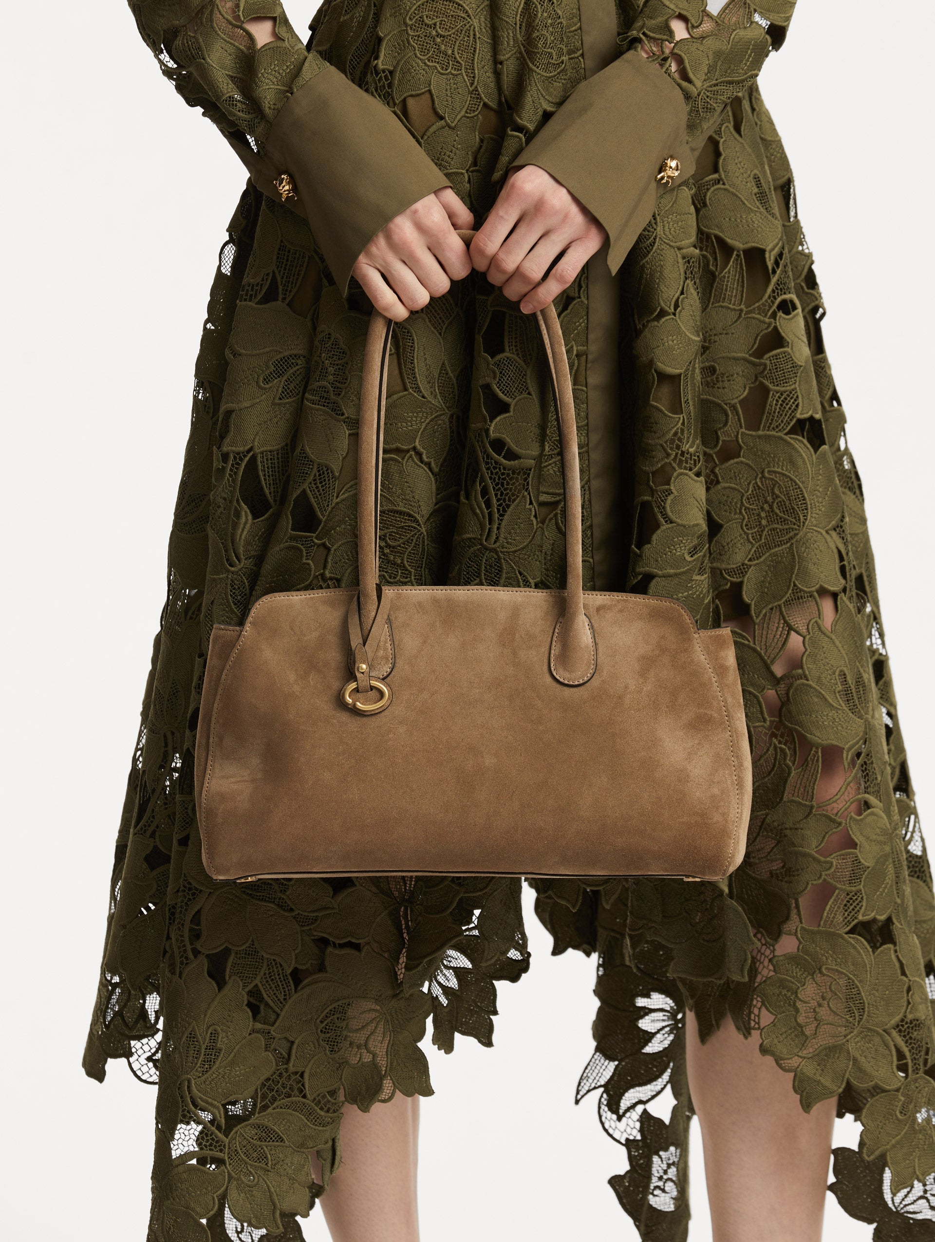 Oscar de la Renta The Aster in Suede