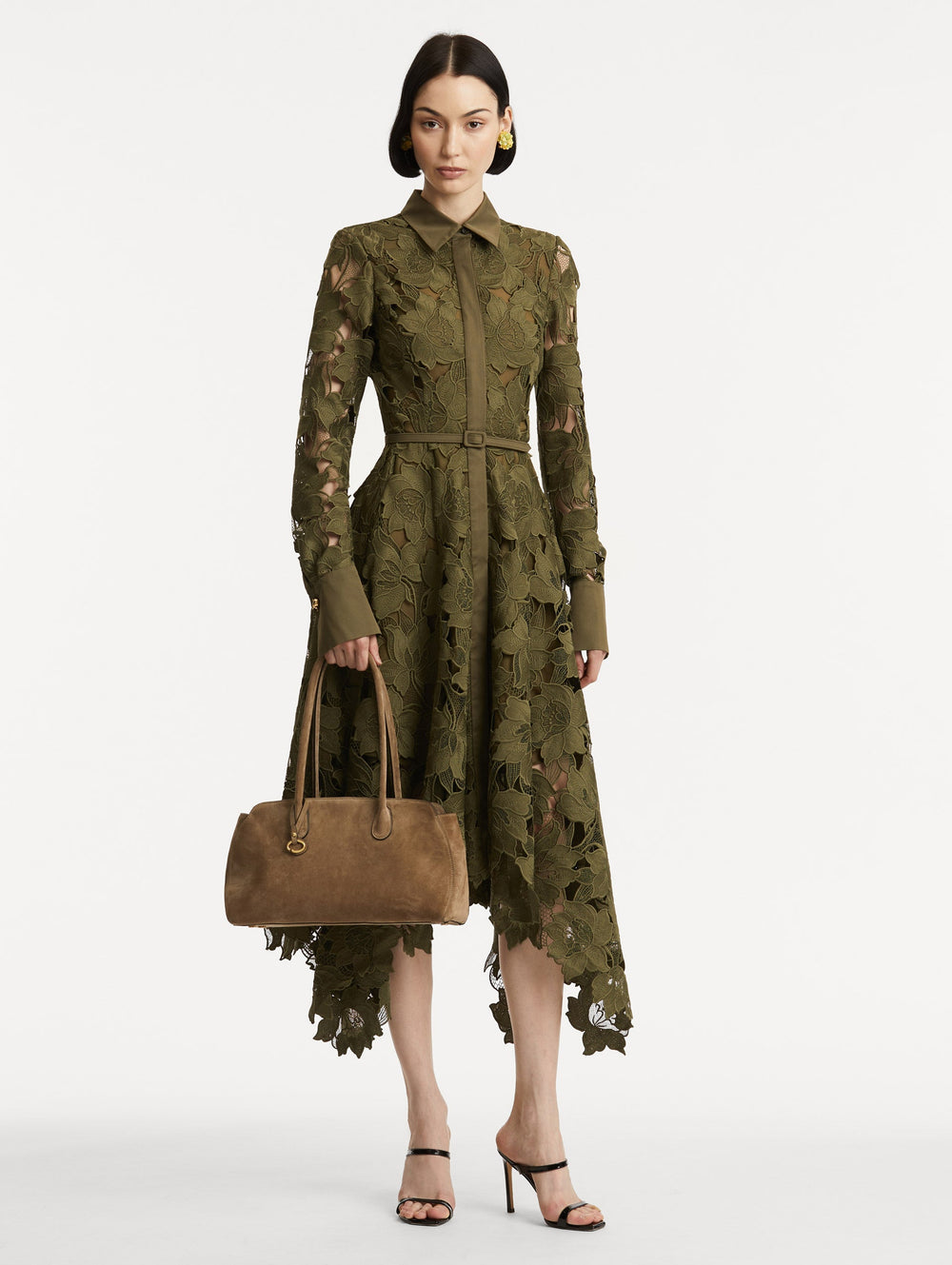 Oscar de la Renta The Aster in Suede