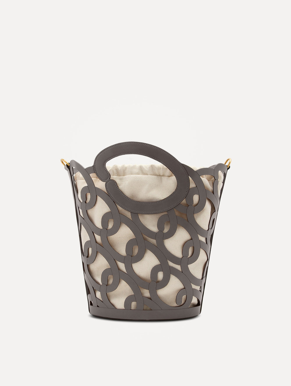 Oscar de la Renta Oscar Chain-Link Leather Tote