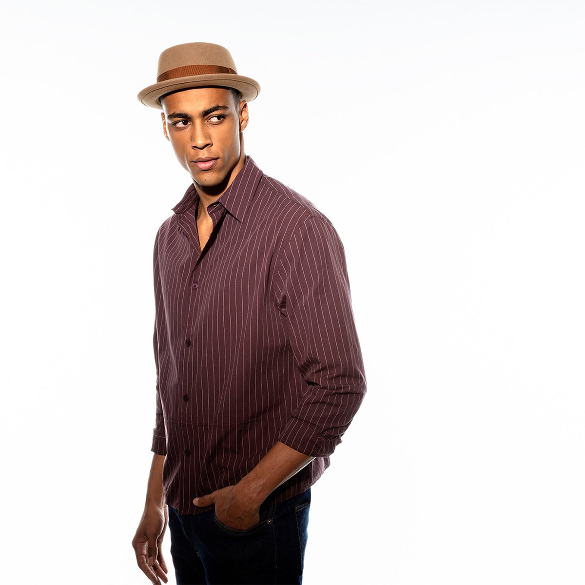 Darron Pork Pie Hat - Premium Wool LiteFelt - Bailey Hats Limited Offer