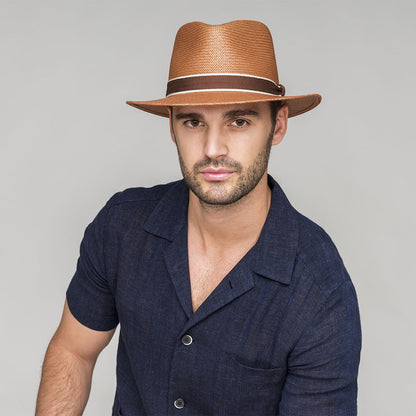 Brooks Panama Fedora - Genuine Ecuador Straw - Past Season Exclusive Deal
