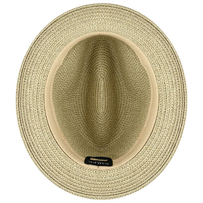 Bailey Hats Salem Fedora - Classic Toyo Braid with Striped Band Savings
